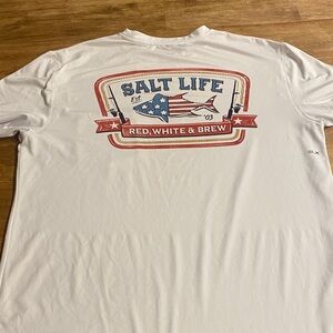 Salt Life Red, White, and Blue Graphic Tee